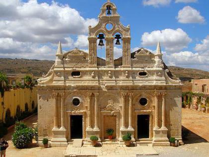 монастырь аркади крит