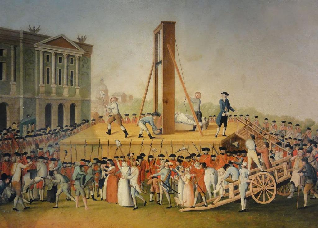 казнь Марии-Антуанетты в 1793 году