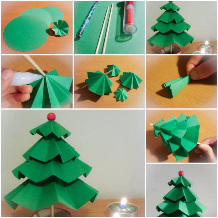 как делать игрушки на елку из бумаги