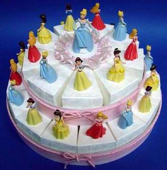 торт в виде принцессы