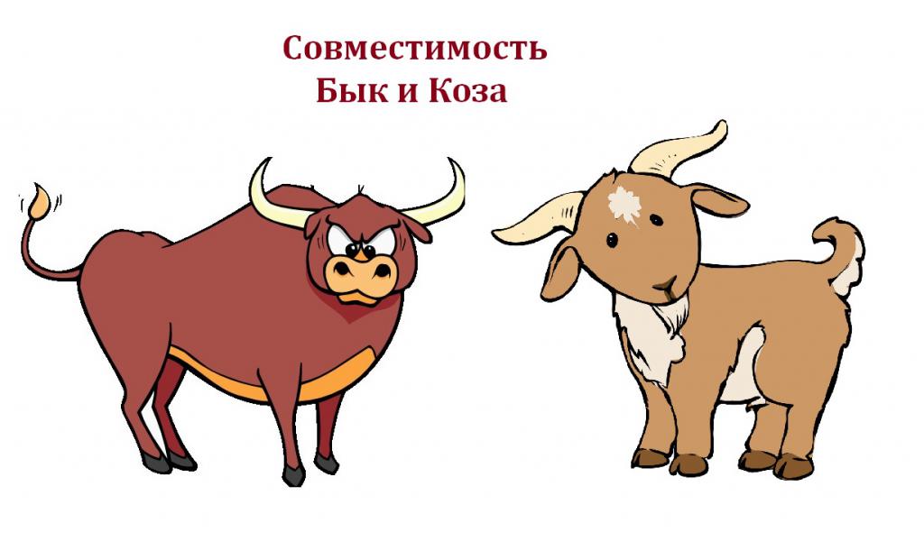 Гороскоп Бык Коза