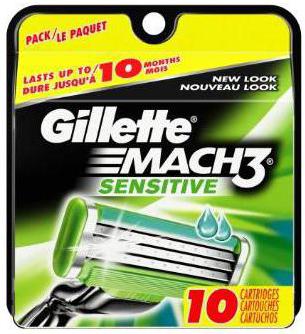 кассеты для бритья gillette mach3