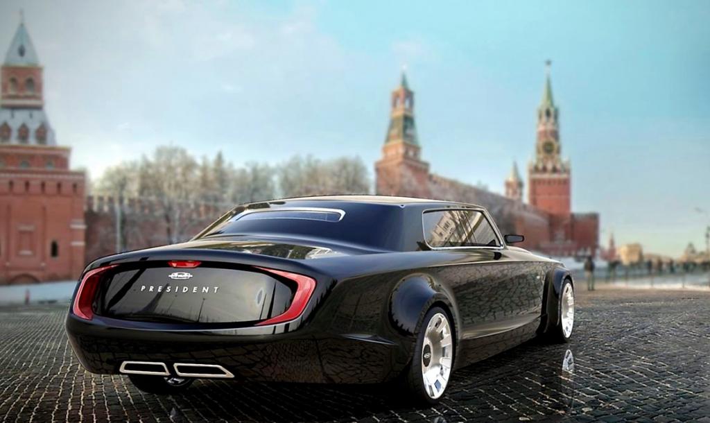 Президентский кортеж. Новый автомобиль представительского класса для поездок президента Российской Федерации