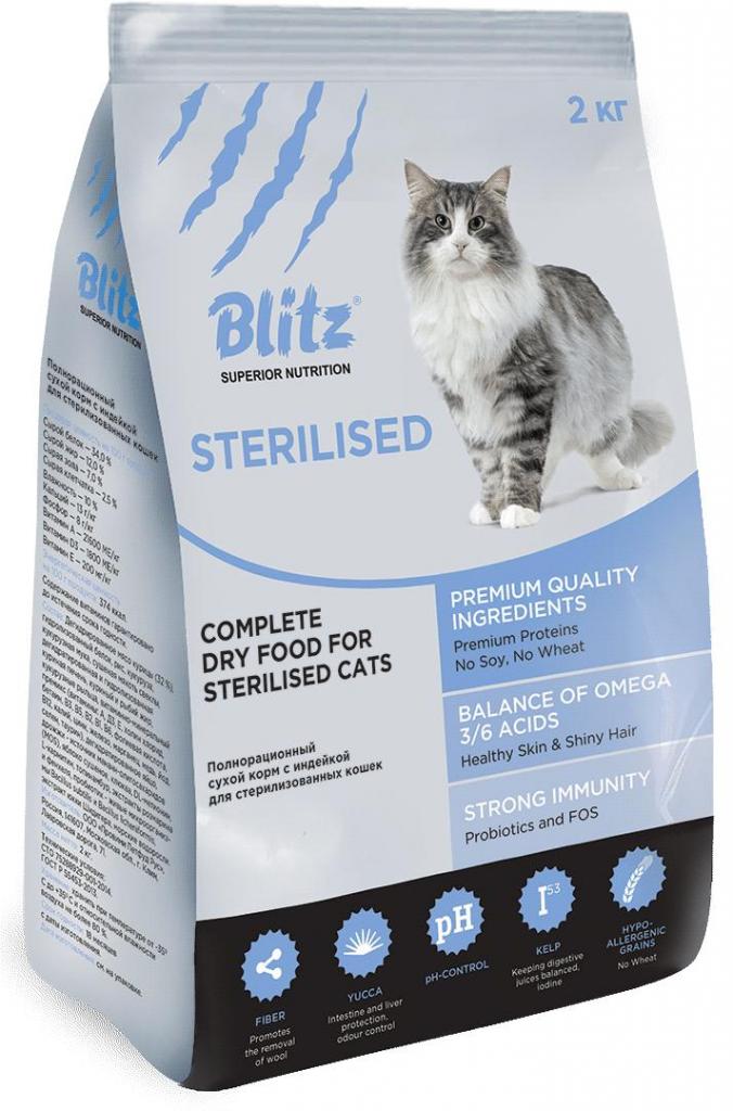 состав корма blitz для кошек
