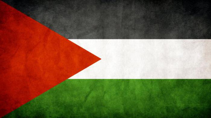флаг Палестины и Иордании