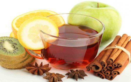 чай с фруктовым соком