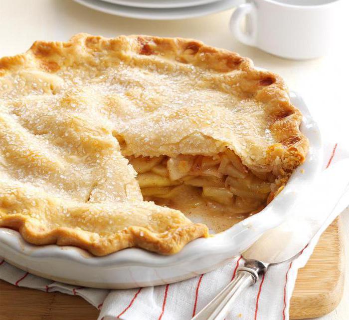 рецепт яблочного пирога в духовке 