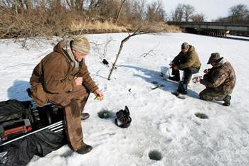 Зимняя рыбалка в дельте Волги