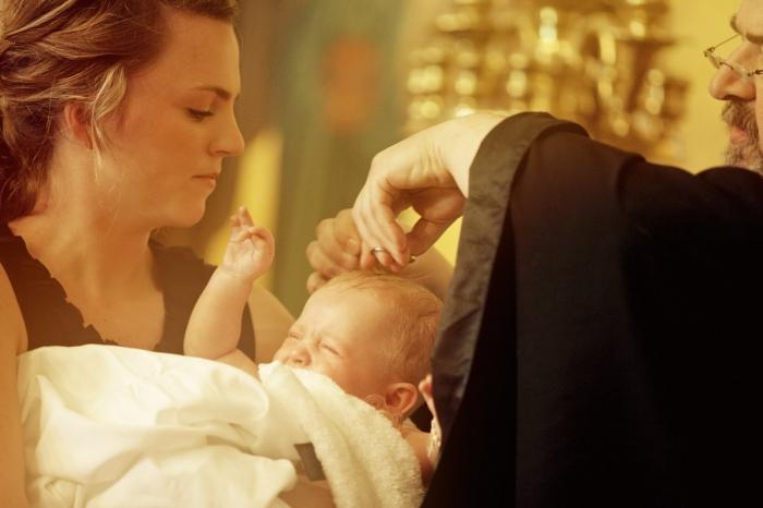 время крещения ребенка