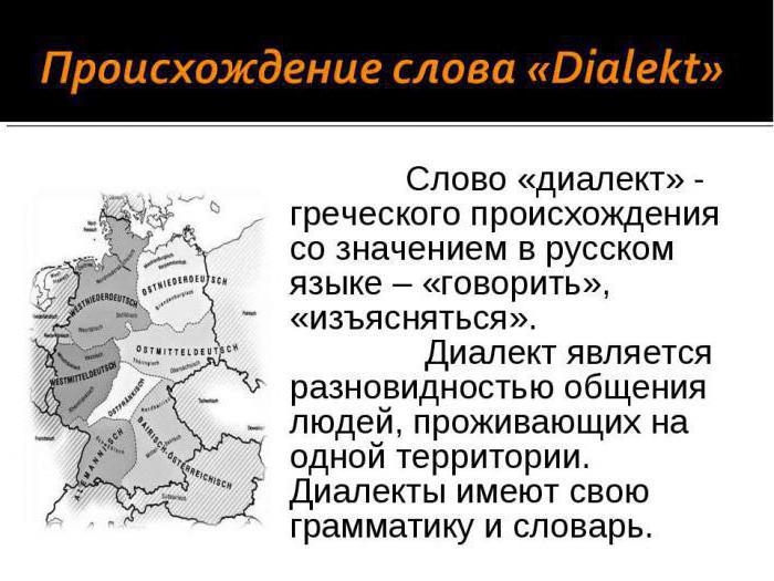 территориальные диалекты русского языка примеры