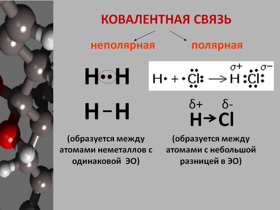 особенности химических связей