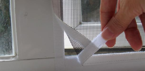 Как отремонтировать москитную сетку на окно видео