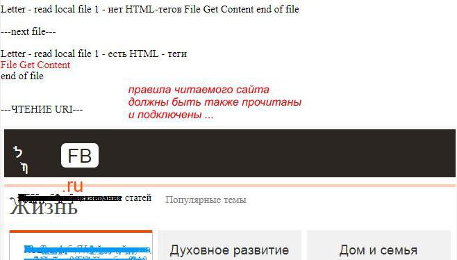 file get content php