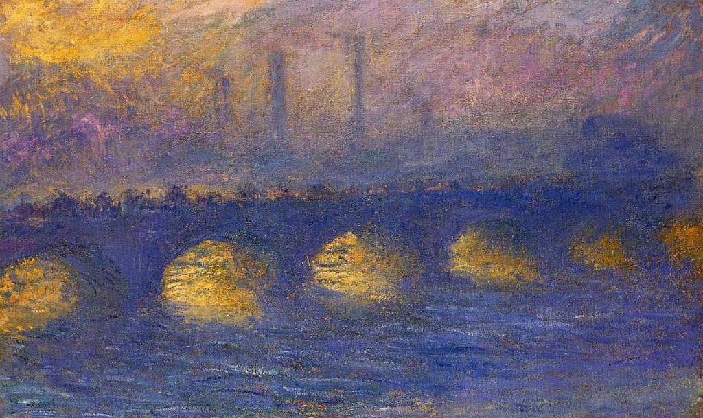 Моне «Мост Ватерлоо. Облачно»