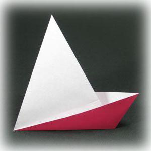 как сделать корабль оригами