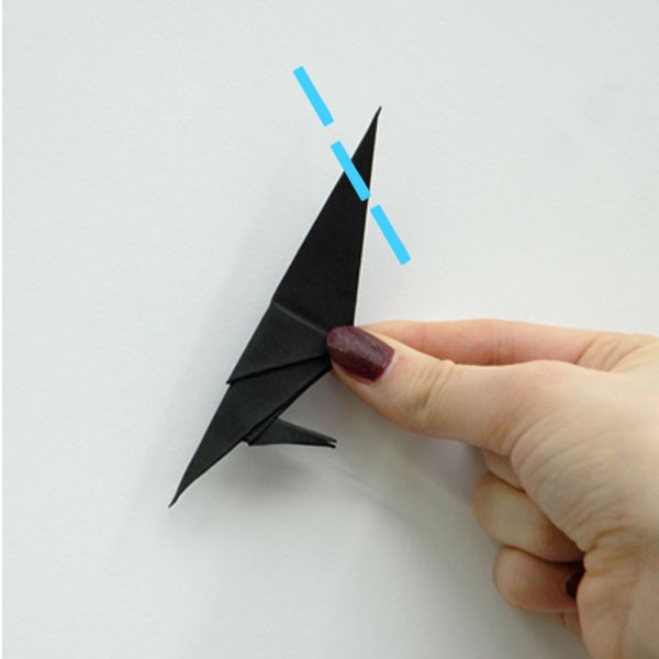 как сделать ворону из бумаги своими руками