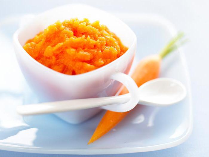 Пюре морковное
