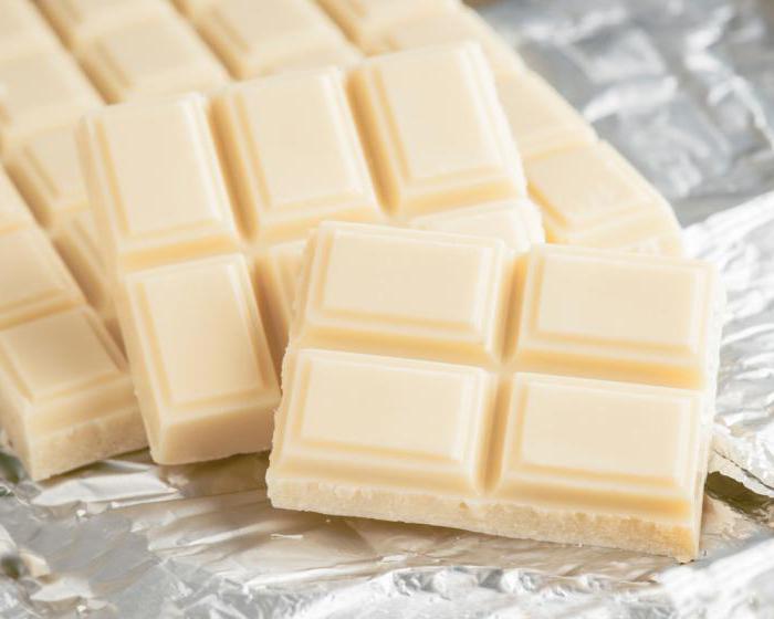 белый шоколад состав свойства