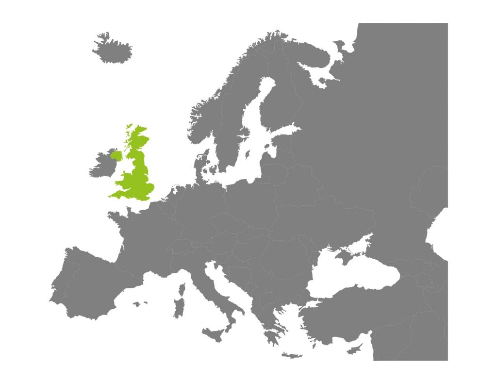 где Великобритания на карте