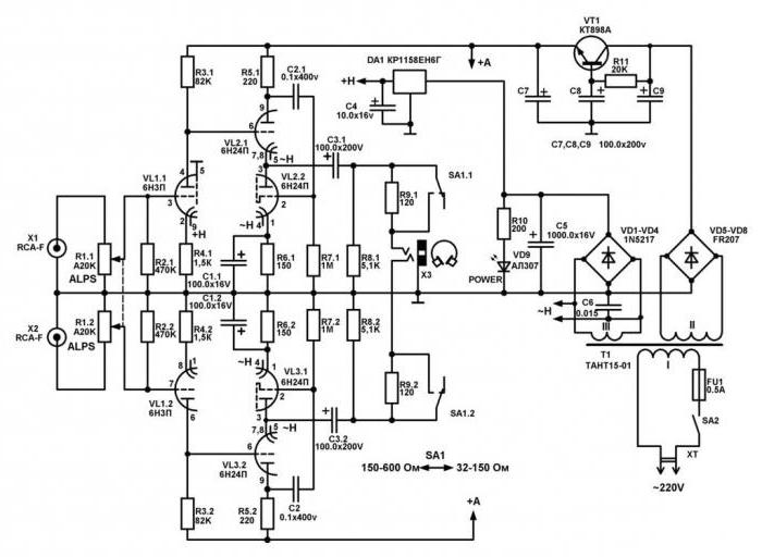 схемы ламповых усилителей