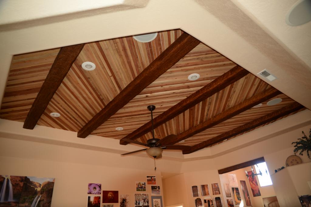 доска на потолок в доме