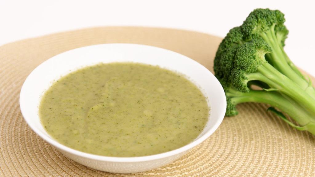Крем-суп из брокколи, диетический рецепт