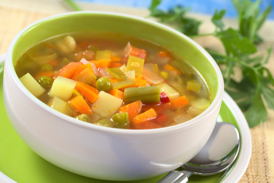 Суп с замороженными овощами: простые рецепты