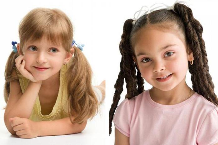 легкие прически на длинные волосы детям