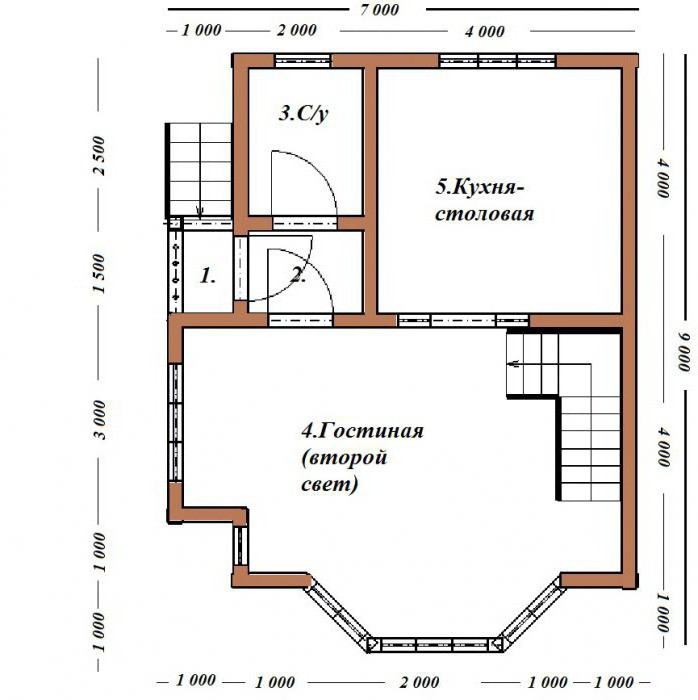 деревянный дом второй свет проект