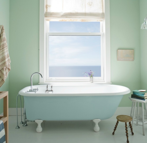 водостойкая краска для стен и потолка может использоваться в ванной комнате