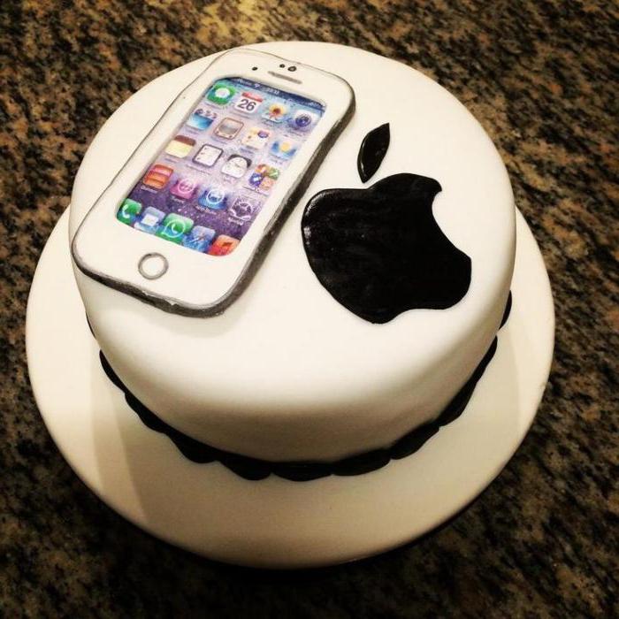 торт в виде айфона