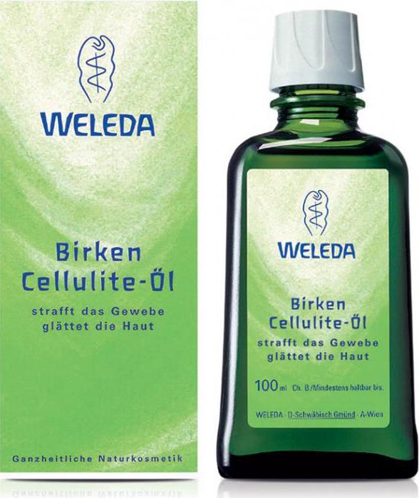 Березовое антицеллюлитное масло Weleda: отзывы