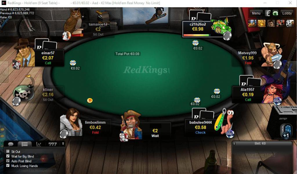 Обзор и описание RedKings Poker