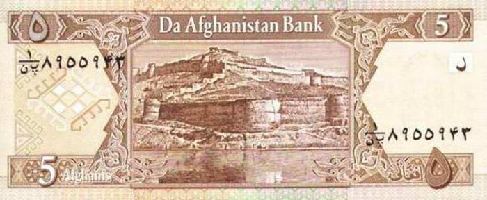 Валюта Афганистана: история денежной единицы. Любопытные сведения о валюте