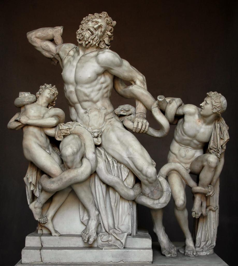 «Лаокóон и его сыновья» Скульптура работы греческих ваятелей с Родоса, I века до н. э