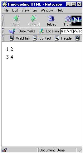 таблица в html