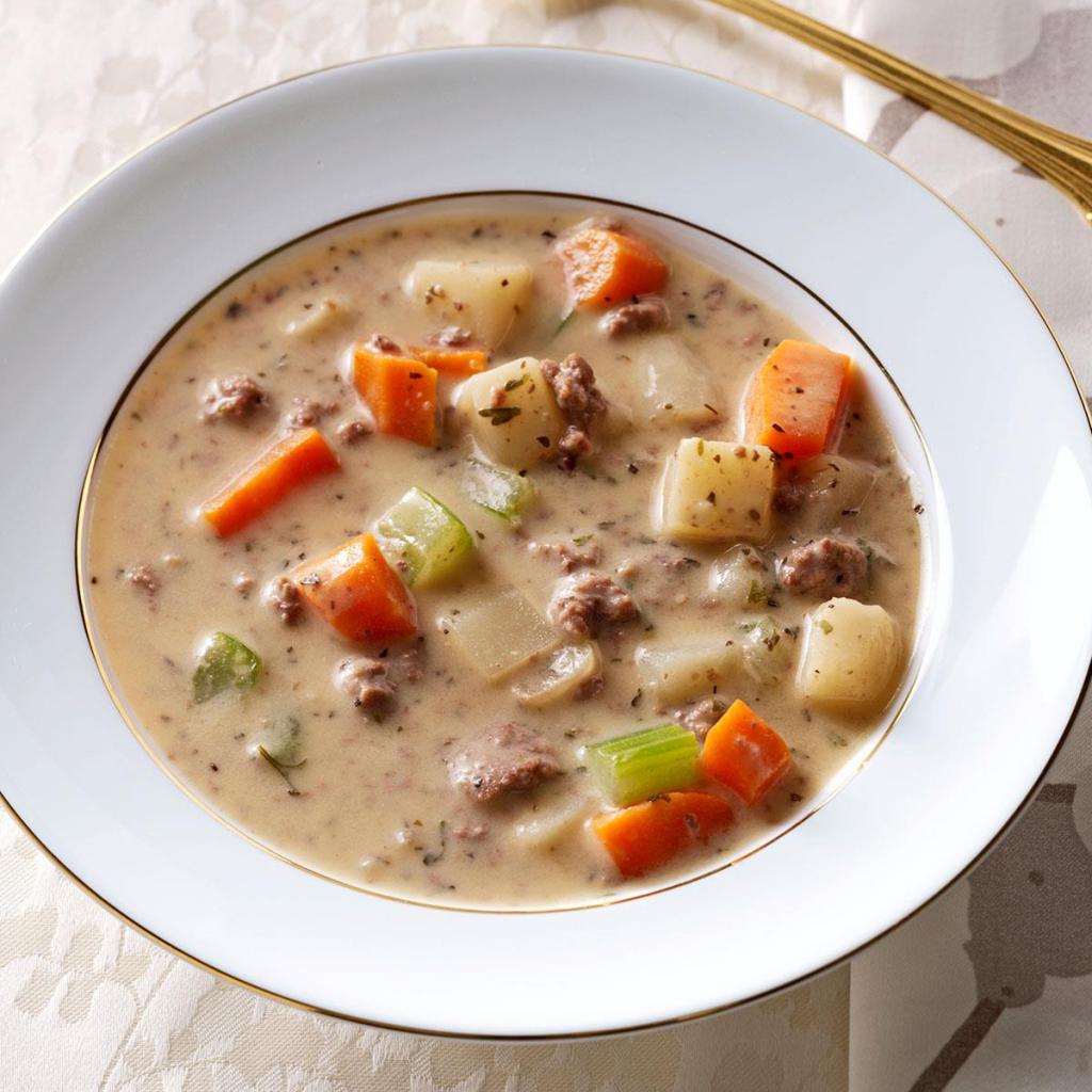 Рецепт картофельного супа без мяса