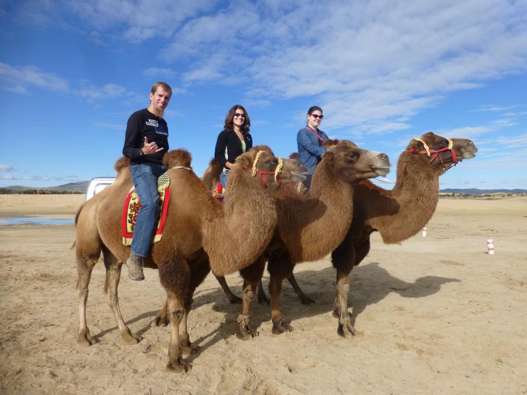 Туристы в Монголии