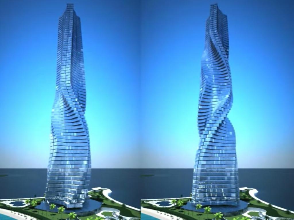 Вращающаяся башня в Дубаи
