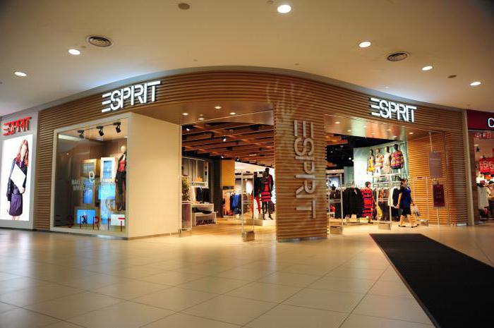 Esprit магазины