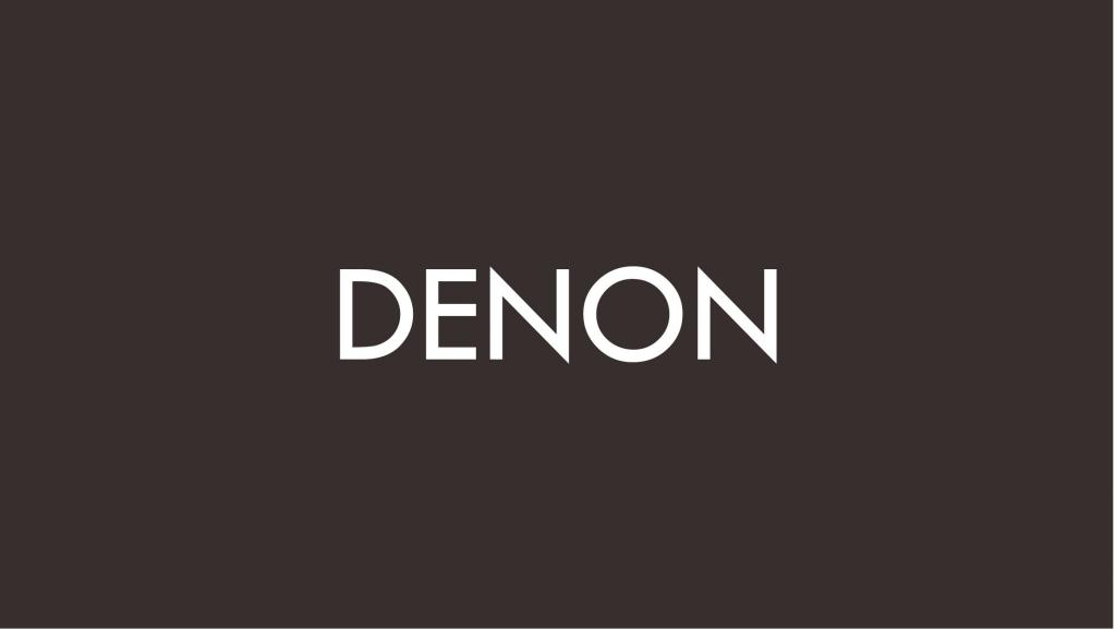denon logo black