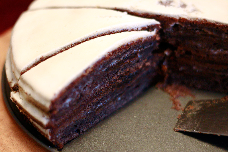 Черемуховый торт с шоколадом