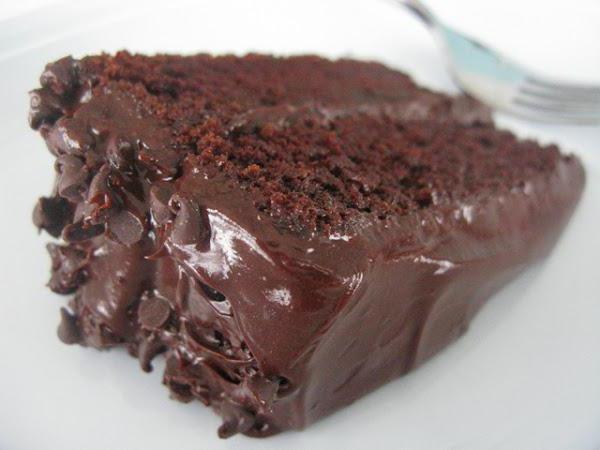 Шоколадный торт с шоколадной глазурью