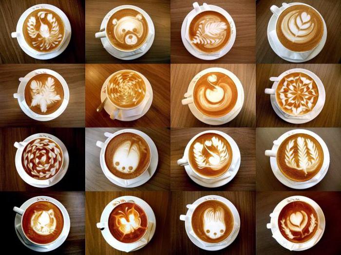 рисунки на пене кофе