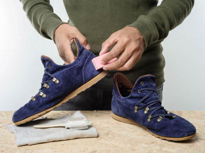 как чистить замшевые кроссовки в домашних условиях