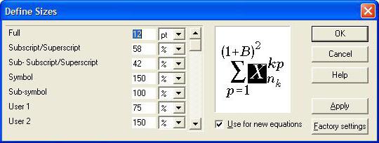 формулы в ворде 2003