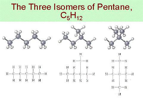 структурная формула изомера вещества