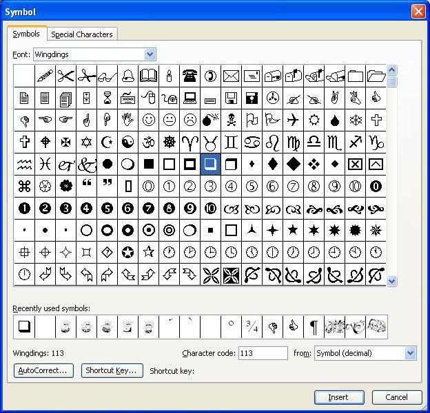 римские цифры в word 2010