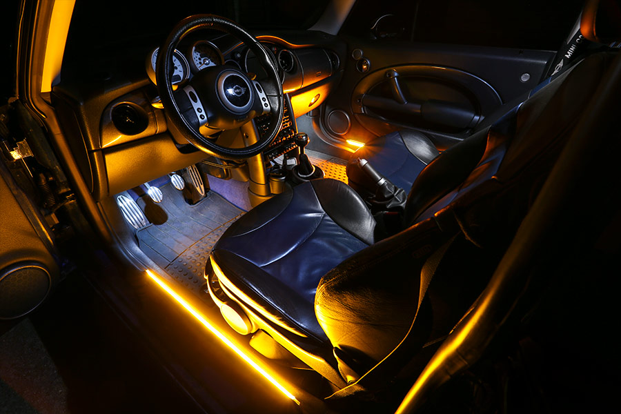 Подсветка в ноги в авто своими руками: подробное описание, фото |