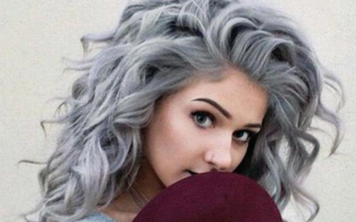 Серебряные волосы: выбор краски, технология окрашивания